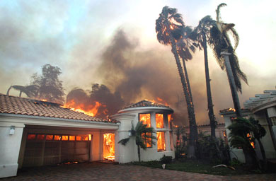 Wildfires in California, June, 2008